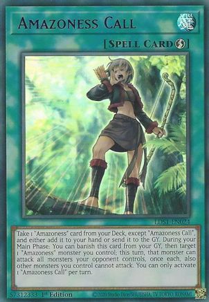 Amazoness Call (Purple) (Ultra Rare) (LDS1-EN024) - Legendary Duelists: Season 1 1st Edition