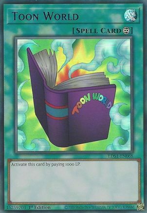 Toon World (Purple) (Ultra Rare) (LDS1-EN068) - Legendary Duelists: Season 1 1st Edition