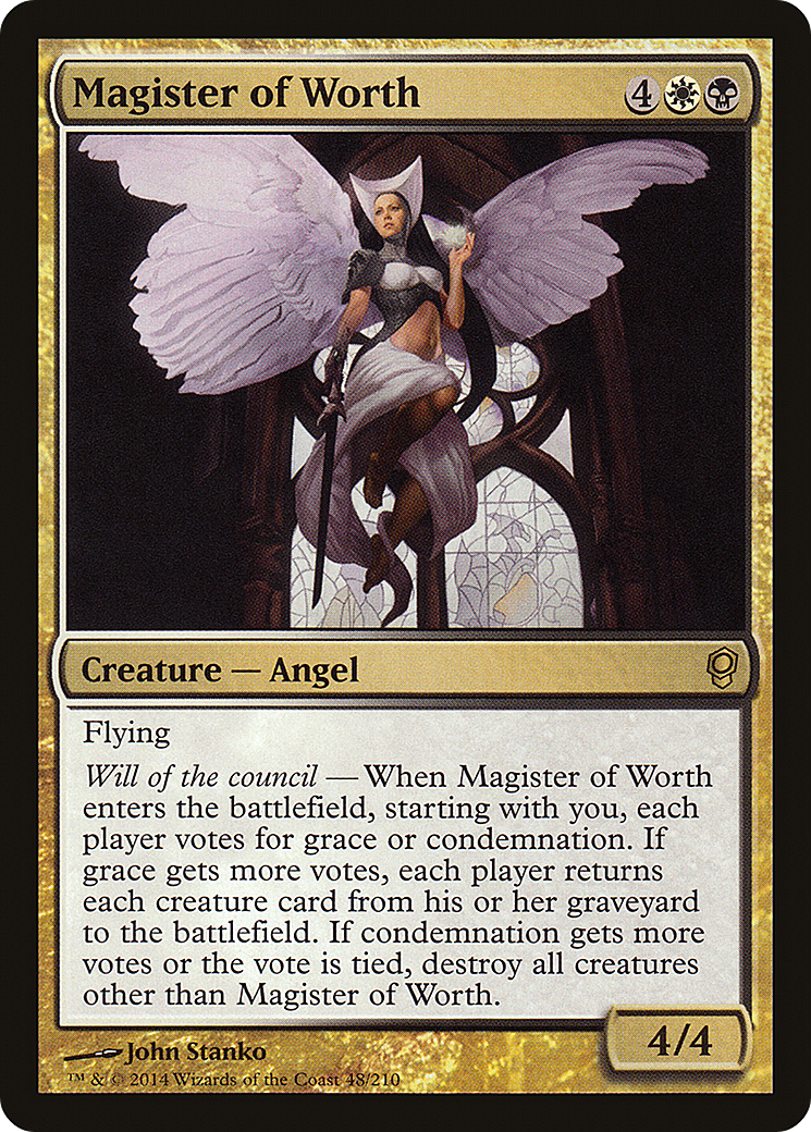 Magister of Worth (CNS-048) [Conspiracy] Foil