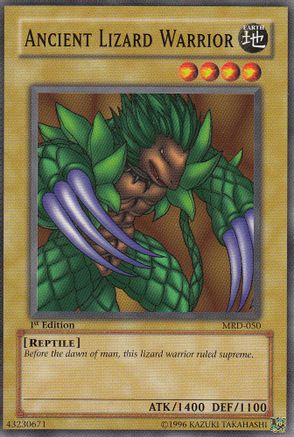 Ancient Lizard Warrior (Common) (MRD-050) - Metal Raiders Unlimited