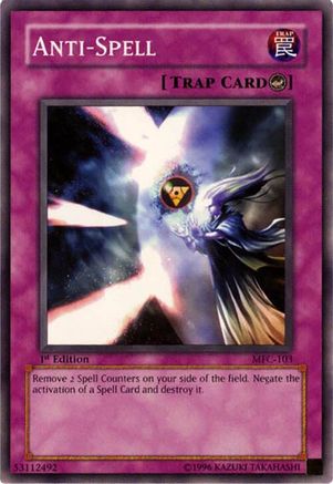 Anti-Spell (Common) (MFC-103) - Magician's Force Unlimited