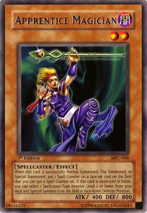 Apprentice Magician (Rare) (MFC-066) - Magician's Force 1st Edition