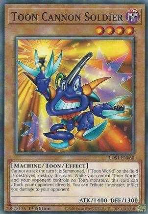 Toon Cannon Soldier (Common) (LDS1-EN060) - Legendary Duelists: Season 1 1st Edition
