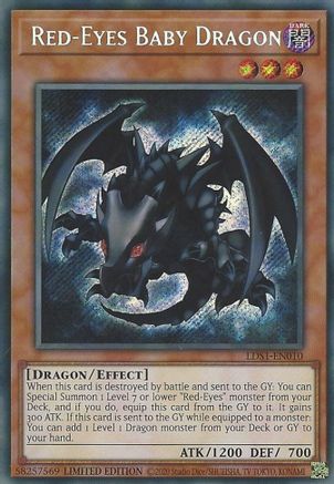 Red-Eyes Baby Dragon (Secret Rare) (LDS1-EN010) - Legendary Duelists: Season 1 Limited