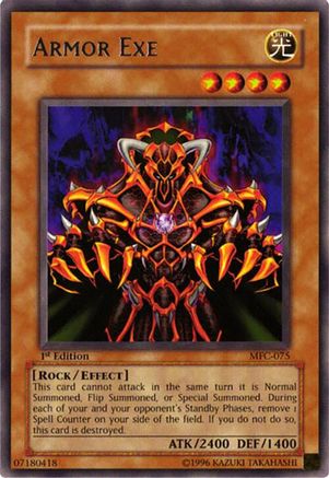 Armor Exe (Rare) (MFC-075) - Magician's Force 1st Edition