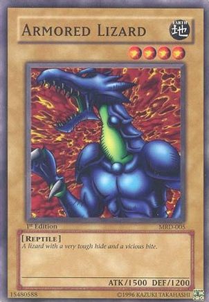 Armored Lizard (Common) (MRD-005) - Metal Raiders 1st Edition
