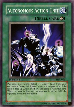 Autonomous Action Unit (Common) (MFC-032) - Magician's Force 1st Edition