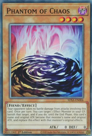 Phantom of Chaos (Common) (SDSA-EN006) - Structure Deck: Sacred Beasts 1st Edition