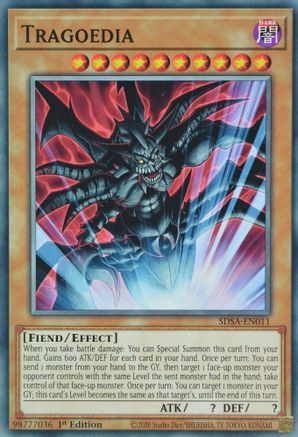 Tragoedia (Common) (SDSA-EN011) - Structure Deck: Sacred Beasts 1st Edition
