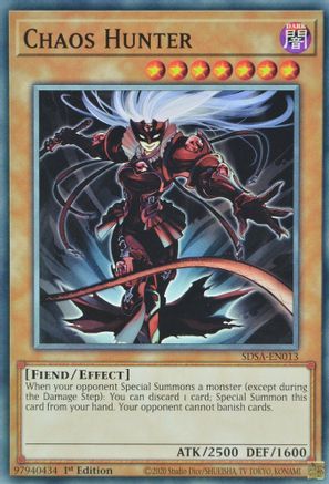 Chaos Hunter (Common) (SDSA-EN013) - Structure Deck: Sacred Beasts 1st Edition