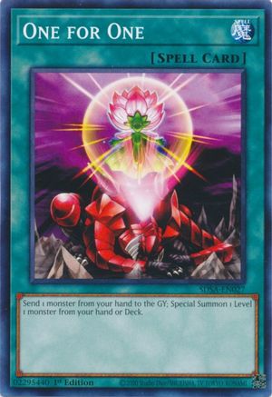 One for One (Common) (SDSA-EN027) - Structure Deck: Sacred Beasts 1st Edition