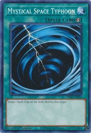 Mystical Space Typhoon (Common) (SDSA-EN033) - Structure Deck: Sacred Beasts 1st Edition