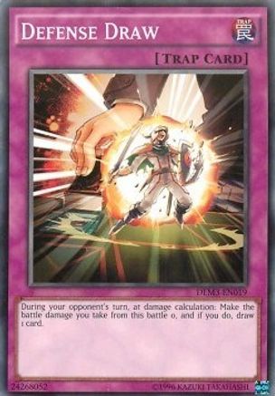 Defense Draw (Common) (DEM3-EN019) - Demo Deck 2016 Unlimited