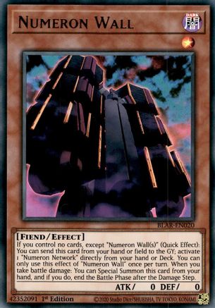 Numeron Wall (Ultra Rare) (BLAR-EN020) - Battles of Legend: Armageddon 1st Edition
