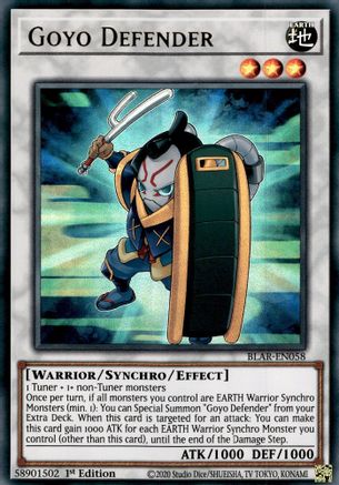 Goyo Defender (Ultra Rare) (BLAR-EN058) - Battles of Legend: Armageddon 1st Edition