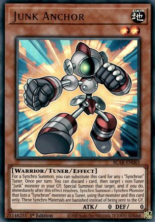 Junk Anchor (Ultra Rare) (BLAR-EN065) - Battles of Legend: Armageddon 1st Edition