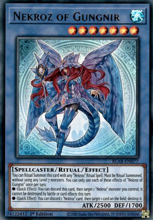 Nekroz of Gungnir (Ultra Rare) (BLAR-EN077) - Battles of Legend: Armageddon 1st Edition