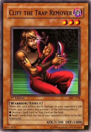 Cliff the Trap Remover (Common) (MFC-078) - Magician's Force 1st Edition