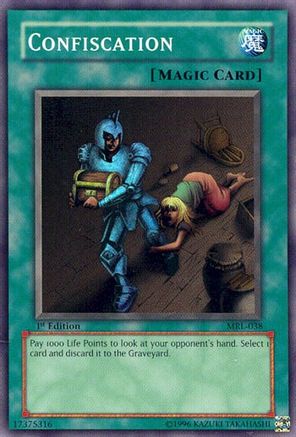 Confiscation (Super Rare) (MRL-038) - Magic Ruler 1st Edition