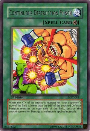 Continuous Destruction Punch (Rare) (MFC-085) - Magician's Force 1st Edition