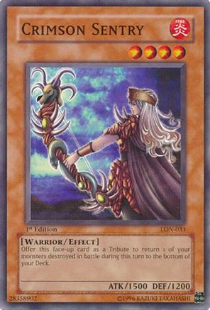 Crimson Sentry (Common) (LON-033) - Labyrinth of Nightmare Unlimited
