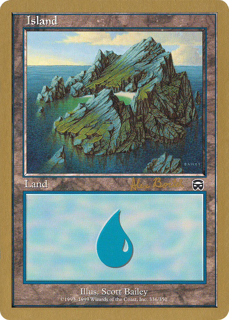 Island (336) - 2001 Alex Borteh (MMQ) [World Championship Decks 2001]