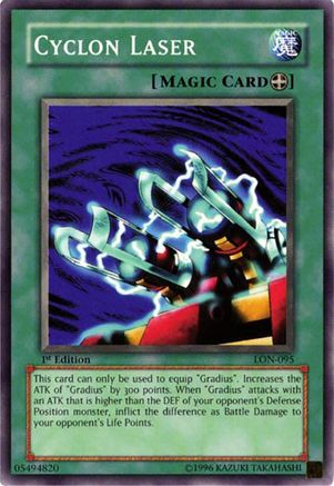 Cyclon Laser (Common) (LON-095) - Labyrinth of Nightmare 1st Edition