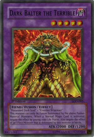 Dark Balter the Terrible (Super Rare) (LOD-002) - Legacy of Darkness Unlimited
