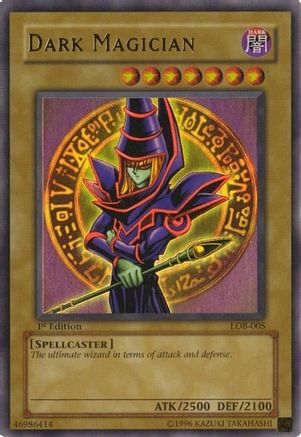 Dark Magician (Ultra Rare) (LOB-005) - The Legend of Blue Eyes White Dragon 1st Edition