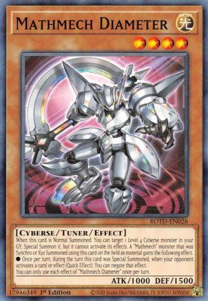 Mathmech Diameter (Common) (ROTD-EN028) - Rise of the Duelist 1st Edition