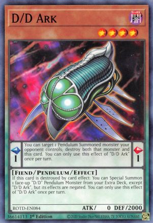 D/D Ark (Common) (ROTD-EN084) - Rise of the Duelist 1st Edition
