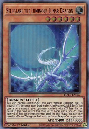 Seleglare the Luminous Lunar Dragon (Ultra Rare) (ROTD-EN087) - Rise of the Duelist 1st Edition