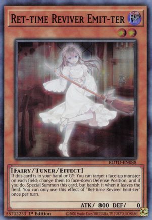 Ret-time Reviver Emit-ter (Super Rare) (ROTD-EN088) - Rise of the Duelist 1st Edition