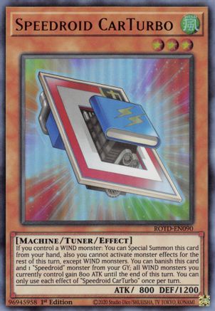 Speedroid CarTurbo (Ultra Rare) (ROTD-EN090) - Rise of the Duelist 1st Edition