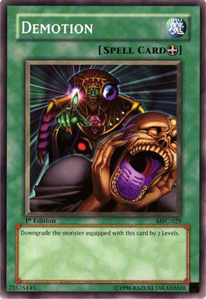 Demotion (Common) (MFC-029) - Magician's Force 1st Edition