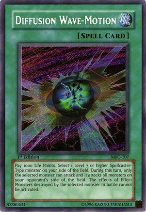 Diffusion Wave-Motion (Secret Rare) (MFC-107) - Magician's Force 1st Edition