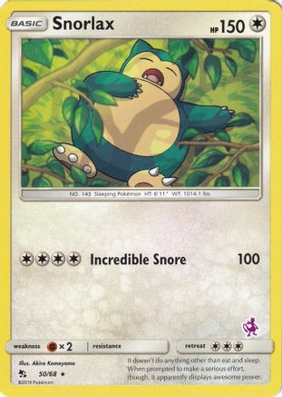 Snorlax (Mewtwo Stamped) (050/068) [Battle Academy] - Promo