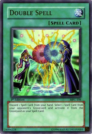 Double Spell (Ultra Rare) (MFC-106) - Magician's Force Unlimited