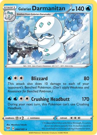 Galarian Darmanitan (044/189) [SWSH03 Darkness Ablaze] - Rare