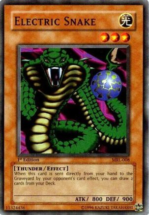 Electric Snake (Common) (MRL-008) - Magic Ruler 1st Edition