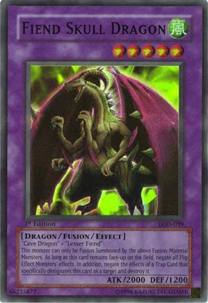 Fiend Skull Dragon (Super Rare) (LOD-039) - Legacy of Darkness Unlimited
