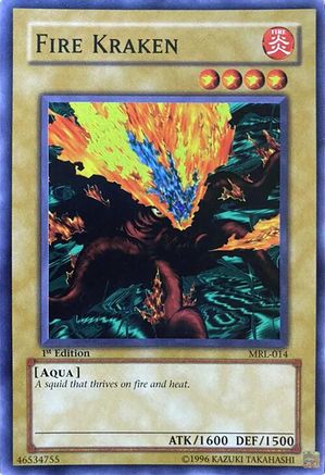 Fire Kraken (Common) (MRL-014) - Magic Ruler 1st Edition