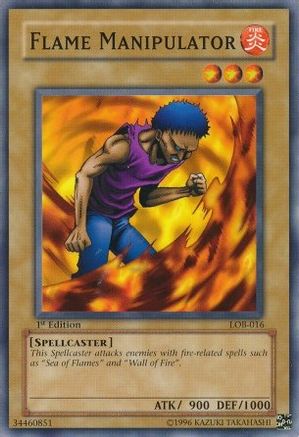 Flame Manipulator (Common) (LOB-016) - The Legend of Blue Eyes White Dragon 1st Edition
