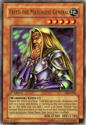 Freed the Matchless General (Ultra Rare) (LOD-016) - Legacy of Darkness Unlimited