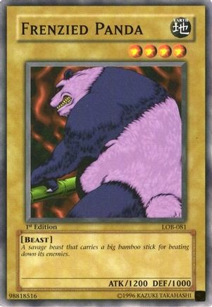 Frenzied Panda (Common) (LOB-081) - The Legend of Blue Eyes White Dragon Unlimited