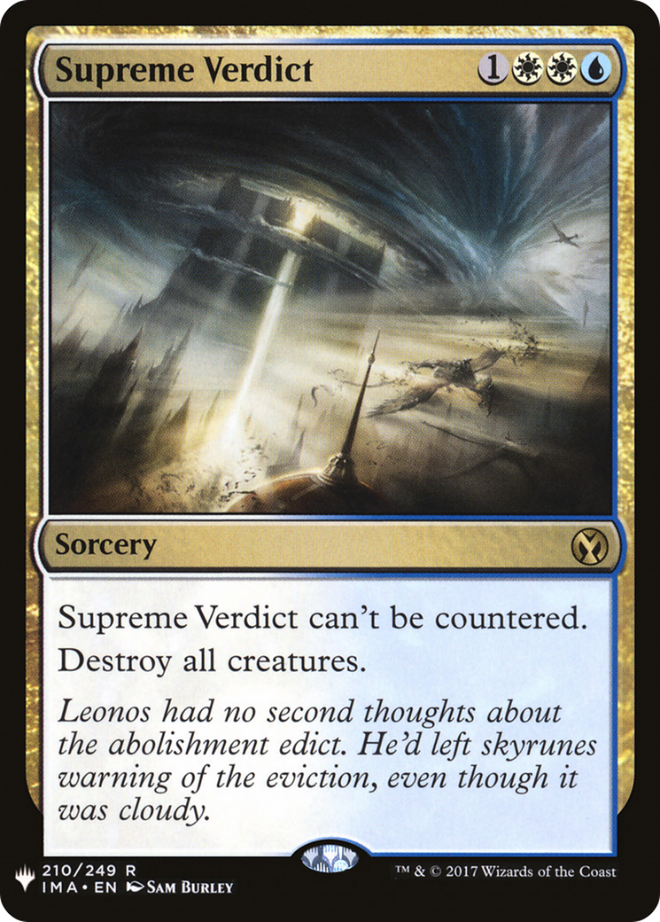 Supreme Verdict (LIST-210) [The List]
