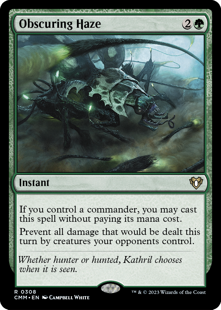 Obscuring Haze (CMM-308) [Commander Masters] Foil
