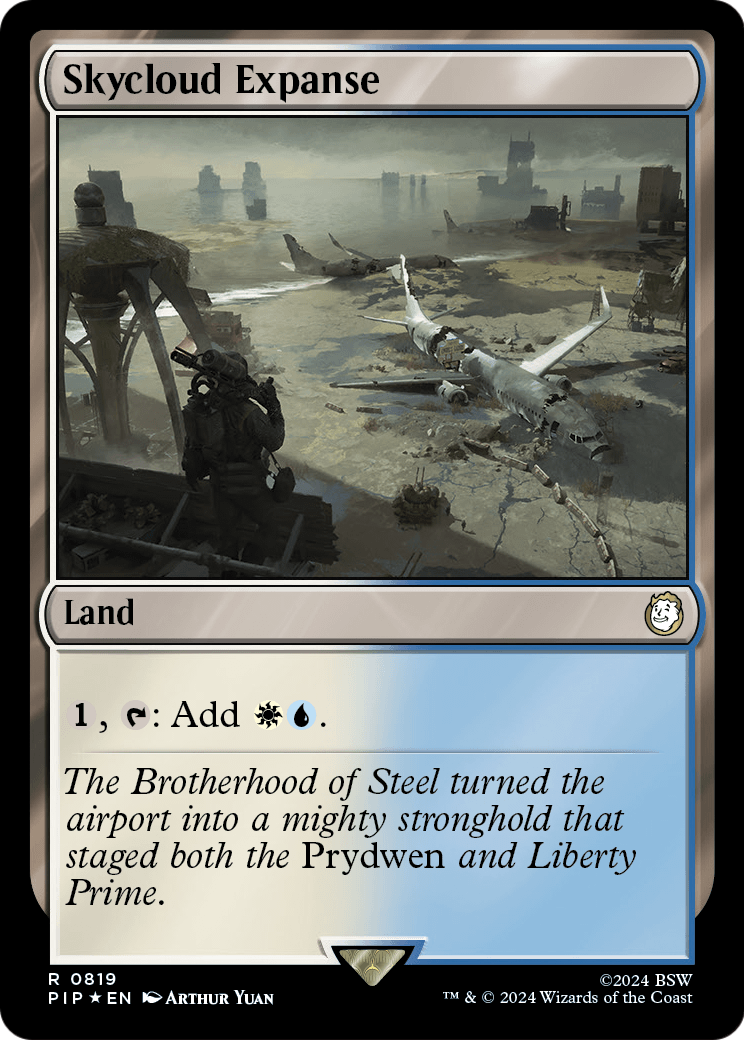Skycloud Expanse (Surge Foil) (PIP-819) [Fallout] Foil