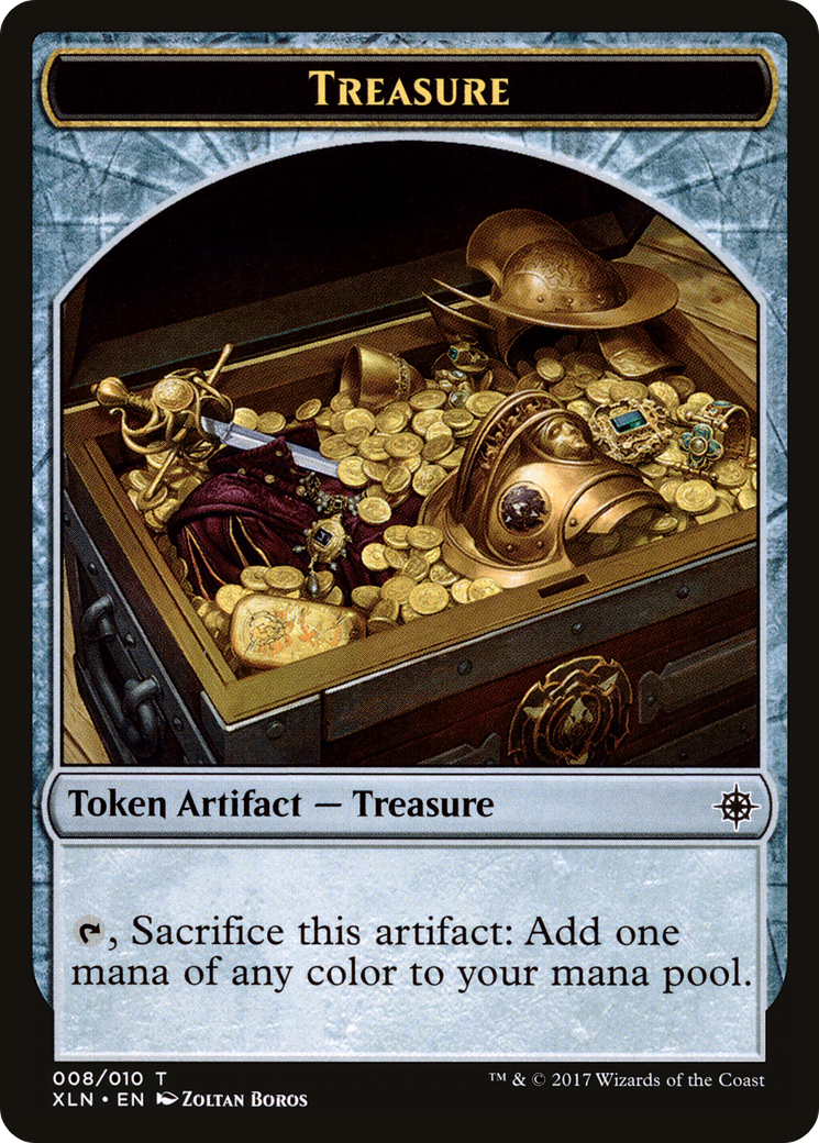 Treasure Token (XLN-008) [Ixalan Tokens] Foil