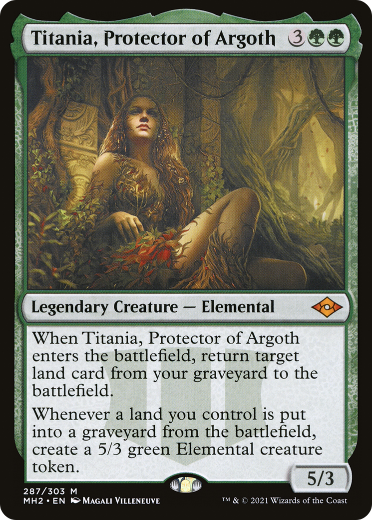 Titania, Protector of Argoth (MH2-287) [Modern Horizons 2] Foil